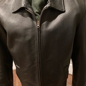 J Crew Mens Leather Jacket